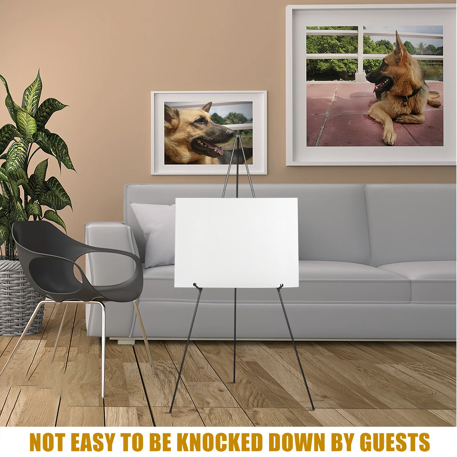 

Adjustable Folding Metal Easel Stand Portable Tripod for Outdoor Sketching Indoor Drawing Painting Photo Book Display