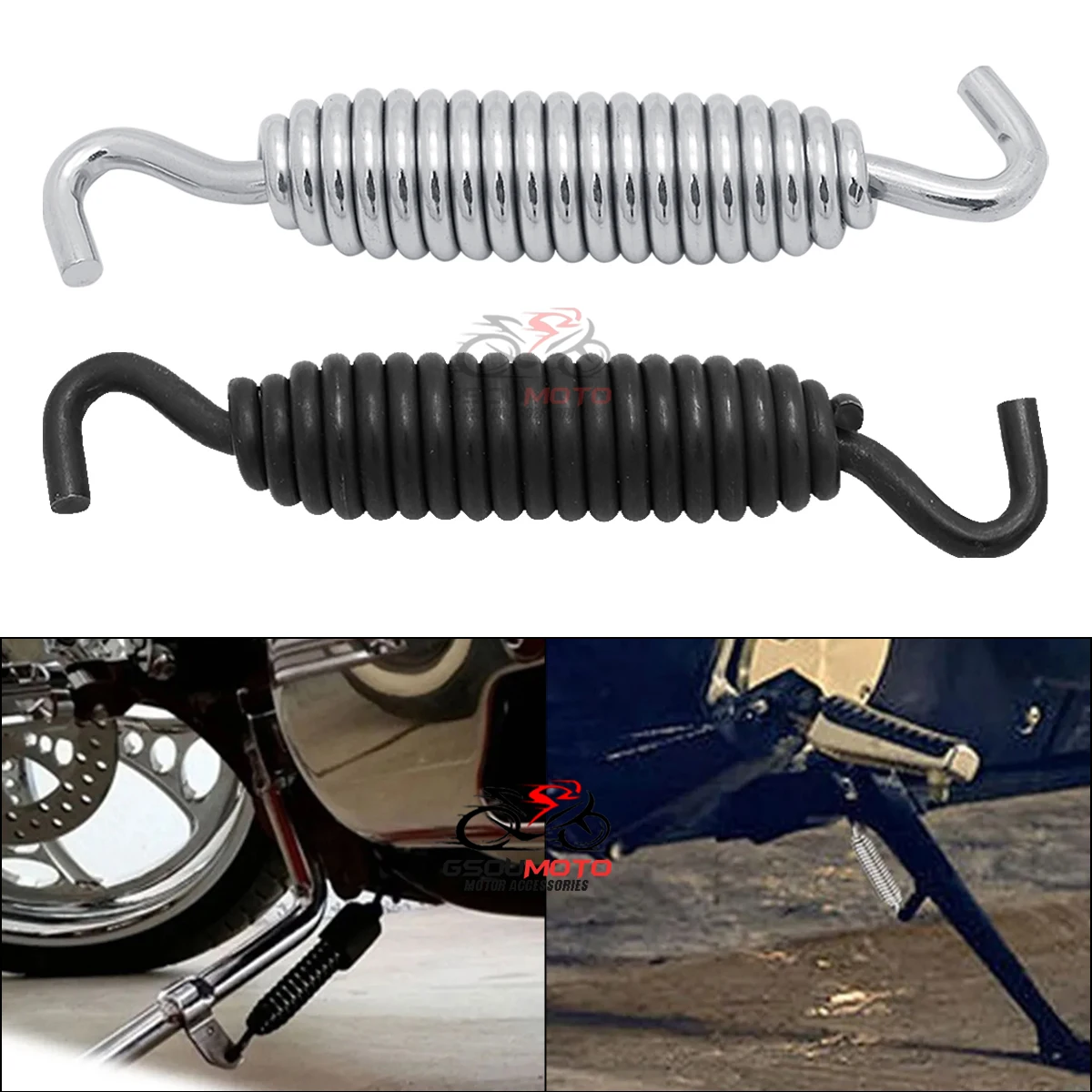 Motorcycle Kickstand Spring Stand For Harley Sportster XL 883 1200 X48 750 Touring Road Electra / Street Glide Softail Fat Boy