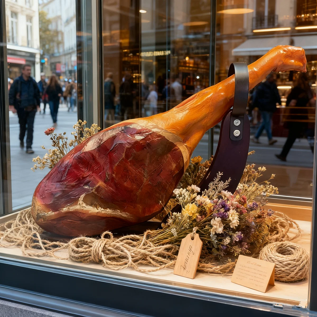 Divertida pata de cerdo falsa: accesorio realista de PU para jamón y tocino, regalo novedoso para broma, broma de fiesta, exhibición de comida china, decoración