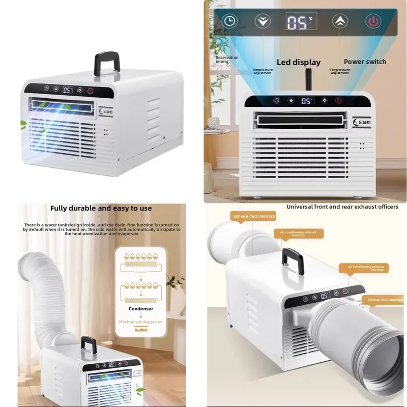 Air Conditioner Mini Mobile Split Portable Air Conditioner Caravan Camping Air Conditioner 3000BTU/H With Remote Control