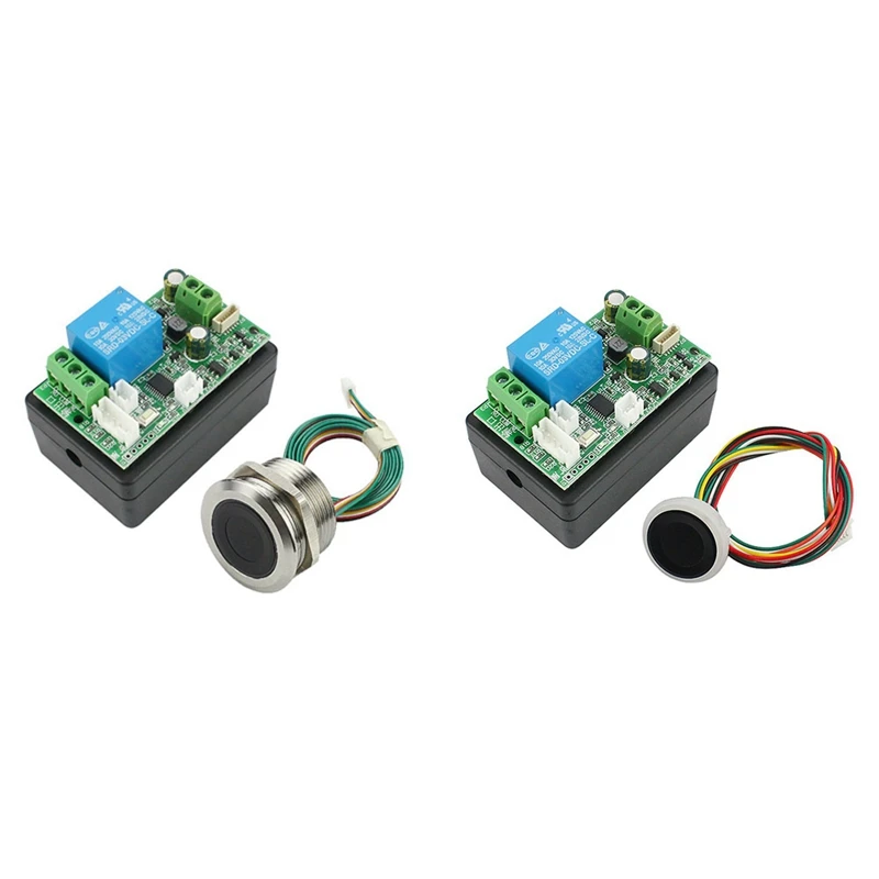 

24-Hour Delivery Access Control Fingerprint Control Board 7-30V Fingerprint Identification Module DIY Relay Door Lock Controller
