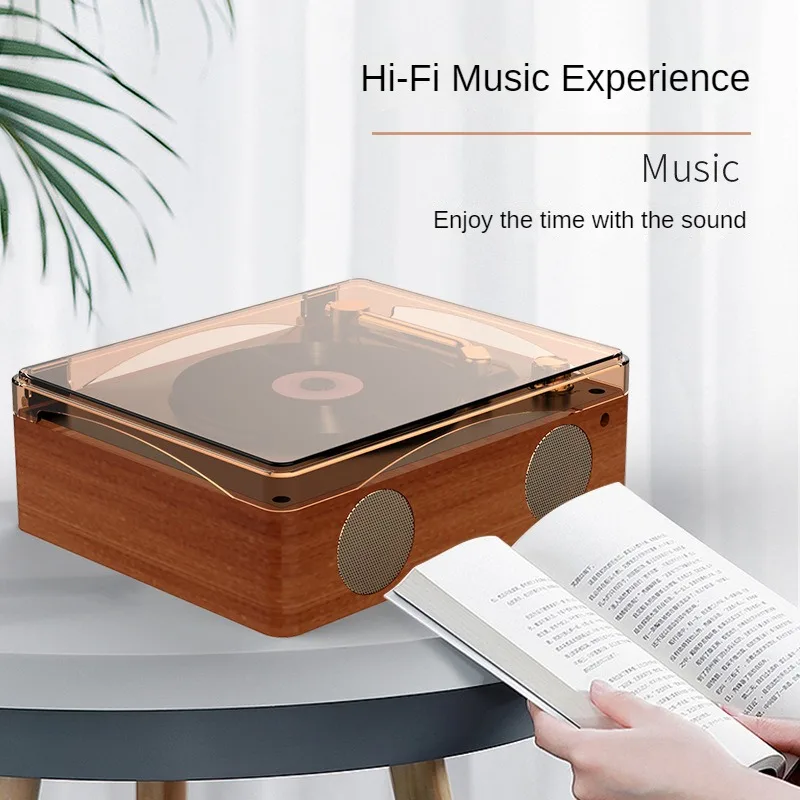 Retro CD Player HIFI Sound Quality Bluetooth Sound Walkman Player Birthday Gift Album CD Player Portable Retro Bluetooth Speaker