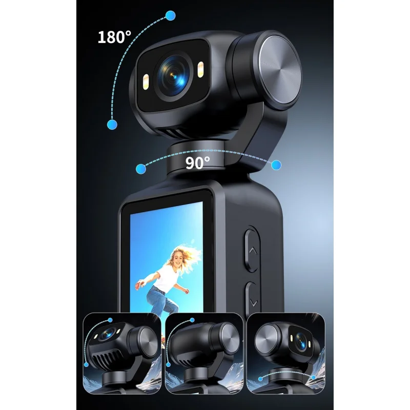 1pc Handheld Action Camera 4K - đánh giá và giá Handheld Stabilizer Gimbal