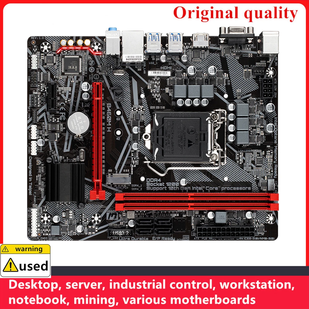 

For B460M H Motherboards LGA 1200 DDR4 64GB M-ATX For Intel B460 Desktop Mainboard M.2 NVME SATA III