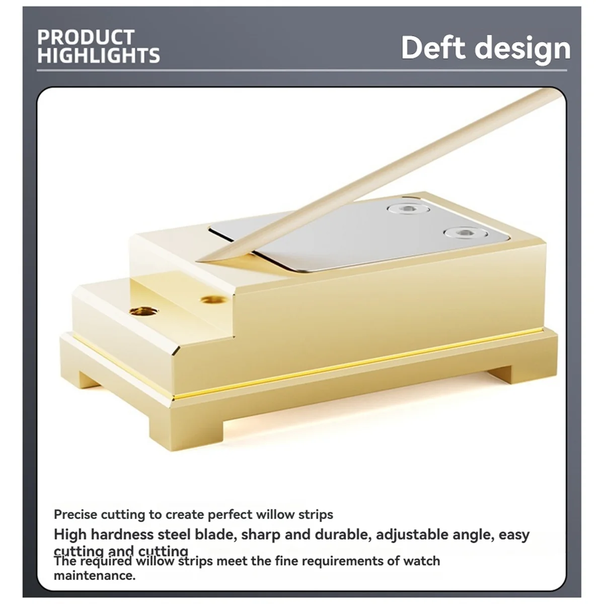A827P 버드나무 스틱 연마, 버드나무 나무 스트립 연마 테이블, 목재 절단 칼, 이동 막대 유지 보수 시계 수리