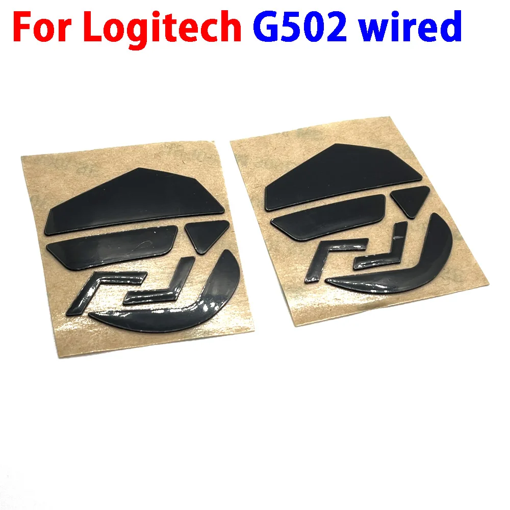 Hot sale 1set Mouse Feet Skates Pads For Logitech G502 wired Wired wireless Mouse White Black Anti skid sticker Connector