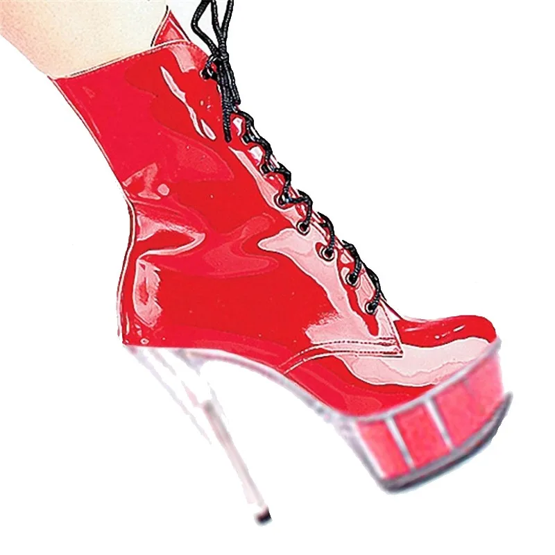 

Stylish 6-inch heels, classic zipper lace-up boots, and 15-centimeter pole dance practice ankle boots