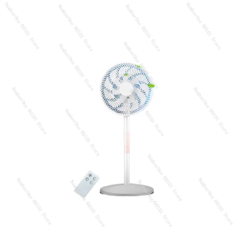 

Electric Fan Home Stand Fan Vertical Intelligent Remote Control Timing Dormitory Shaking Head Max Airflow Rate