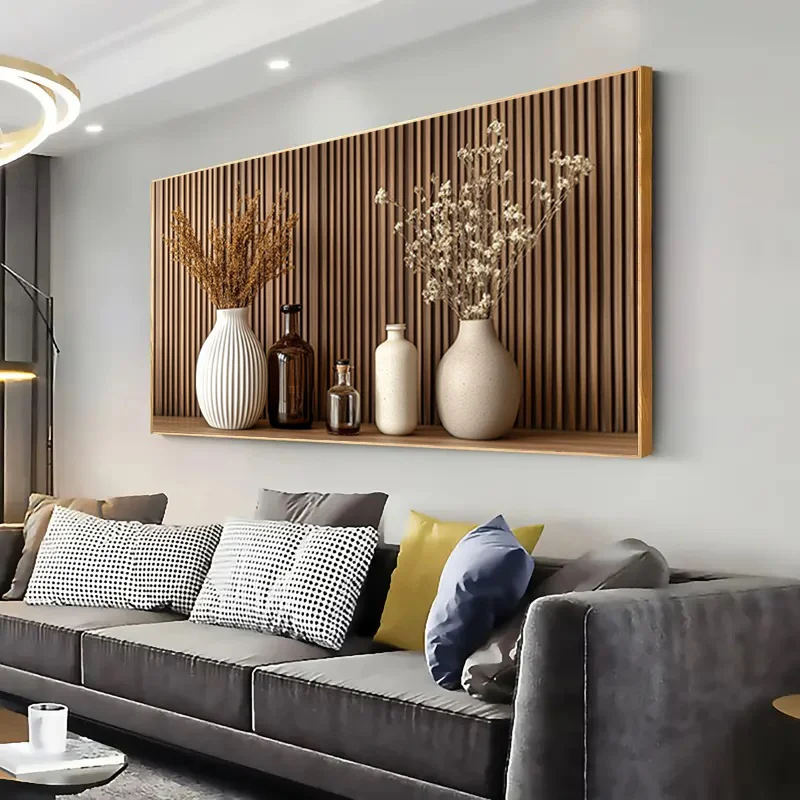 

1pc Frameless Modern Abstract Vase Plants Still Life Print Art Wall Art Canvas Painting Art Modern Canvas Poster Wall Decor