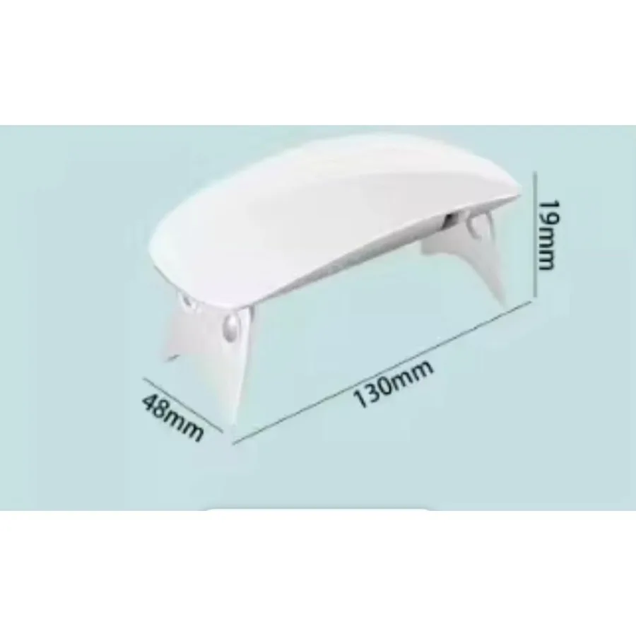 Lámpara de uñas LED profesional compacta, máquina secadora de uñas UV para uso en salón y hogar, luz de curado rápido con temporizador ajustable y Ene