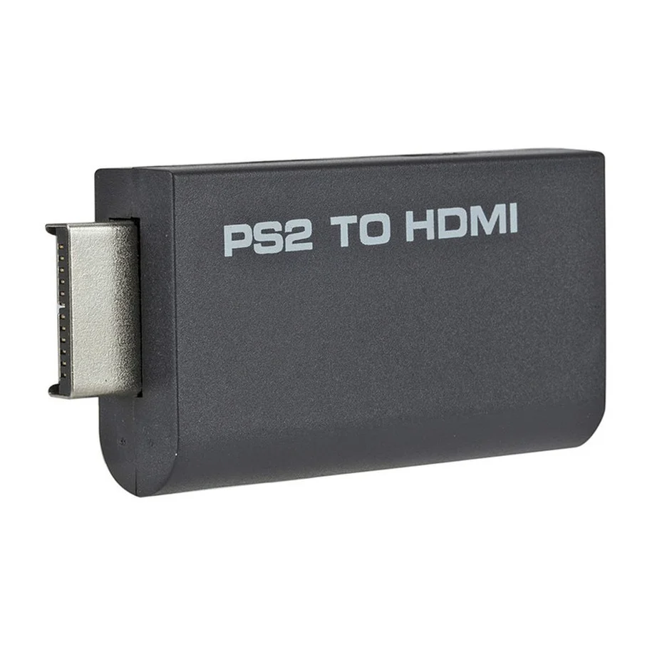 YIGETOHDE PS2 to HDMI 480i/480p/576i Audio Video Converter With 3.5Mm Audio Output Supports All PS2 Display Modes PS2 TO HDMI