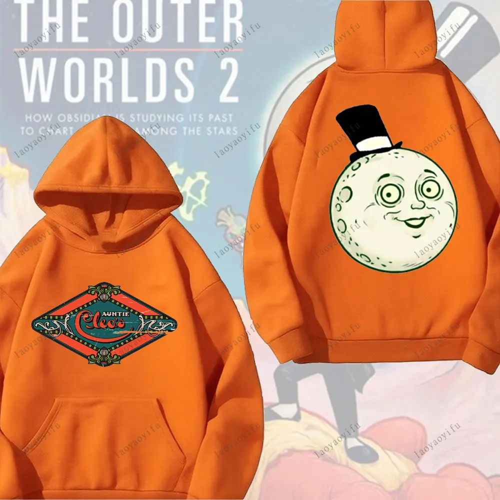 سترة بغطاء للرأس للألعاب من The O-Outer Worlds 2 للرجال والنساء، ملابس رياضية مريحة للخريف والشتاء، سترة بغطاء للرأس