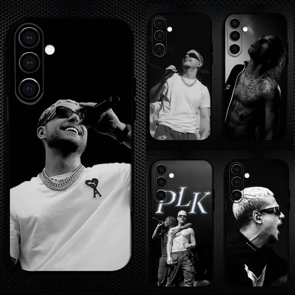 

P-PLK Rappeur French Phone Case For Samsung Galaxy A73,A72,A71,A70,A53,A52,A51,Others Soft Black Cover
