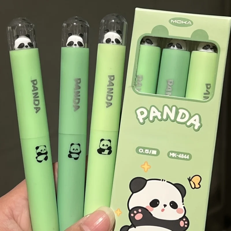 1 Piece Panda Twist Gel Pen, Fun Rotating Mechanism, Smooth Black Ink, Transparent Panda Decoration, Student Classroom Notes and Homework Writing Stationery, Retro Style Office Signature Writing Tool |   Creative Decorative Gift Pens, Suitable for Back-To-School Season, Christmas, and Holiday Stationery, with a Stylish Design, Fine Tip, Smooth Writing, and Perfect for Signatures, a Must-Have for Students, and the First Choice for Stationery Enthusiasts.