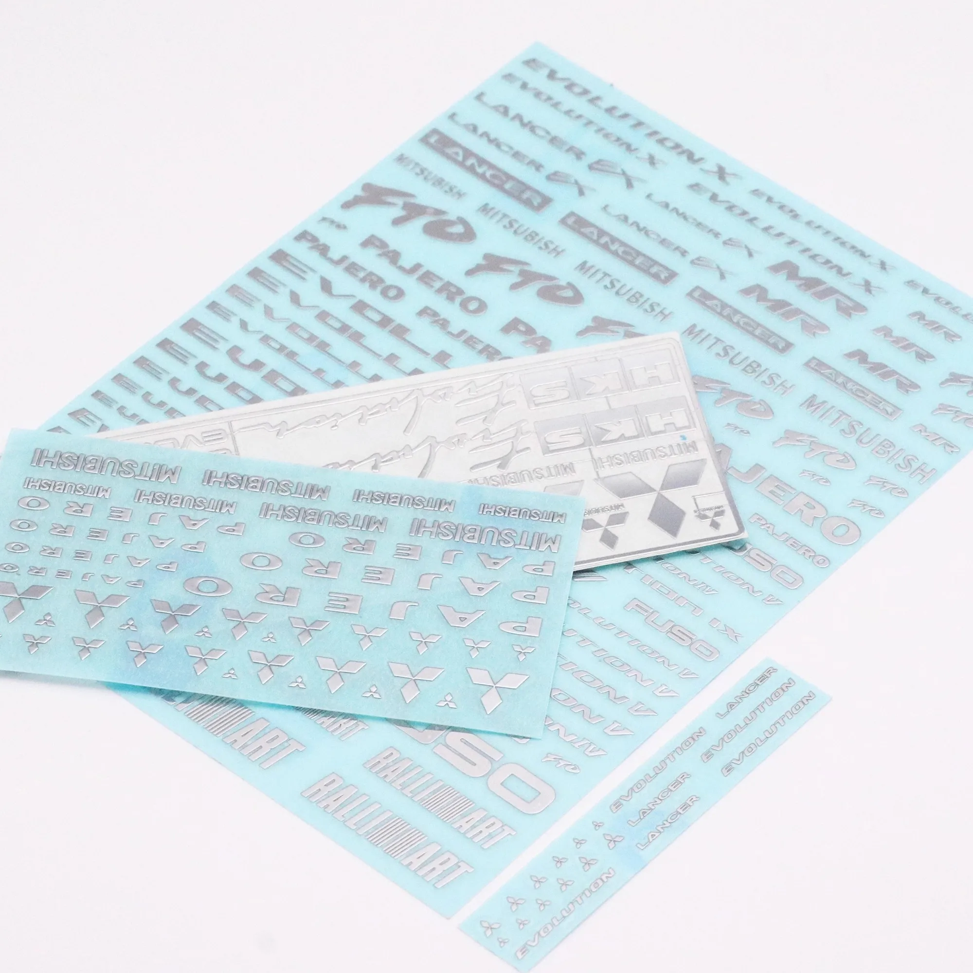 Orlando Hunt 1:43 1:35 1:32 1:24 Climbing Car Model Mitsub Logo Metallic Sticker Pajero 0016