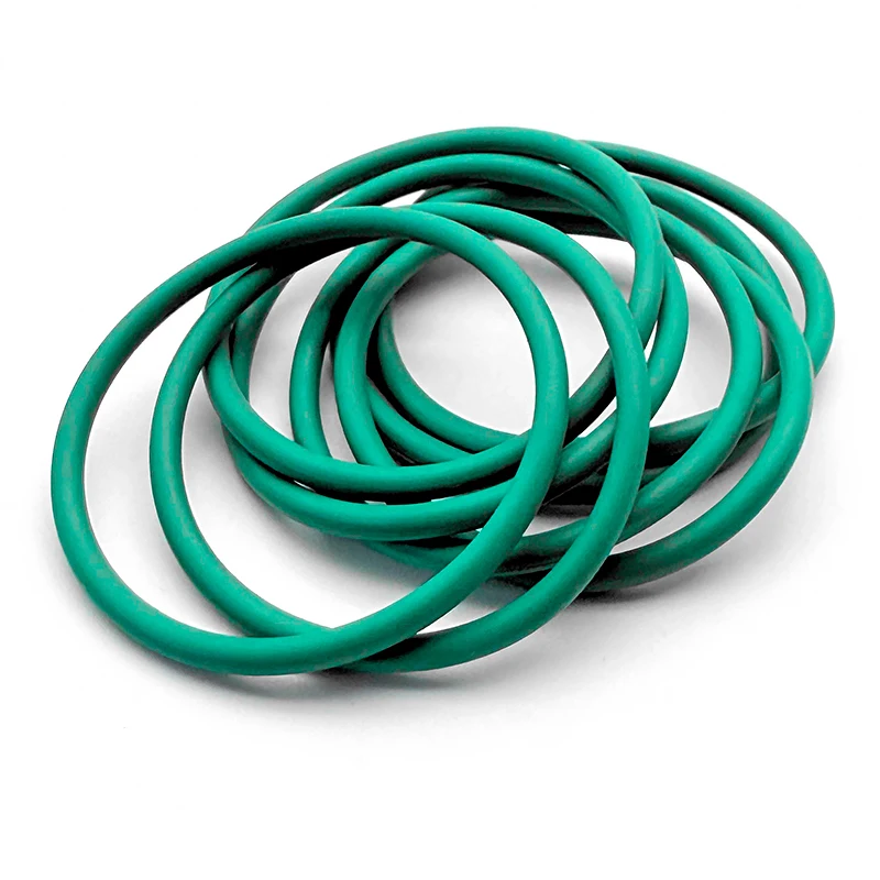 Fluorine Rubber Green FKM O Ring 100/1000 pcs CS1mm Sealing Gasket High Temperature Oil Resistant Insulation Automotive Washer