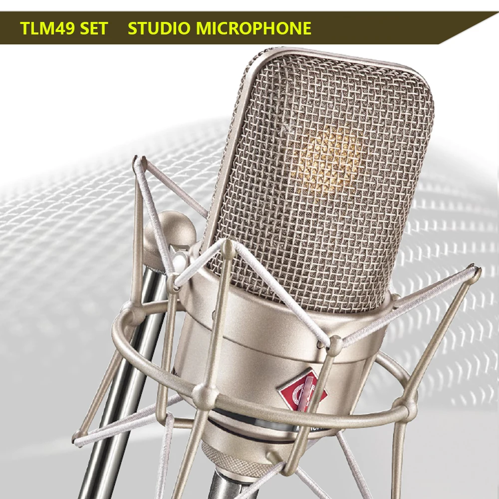 

TLM 49 Set STUDIO MICROPHONE Cardioid Pattern For Vocalists, Various Instruments ,VINTAGE WARMTH FOR MODERN USERS