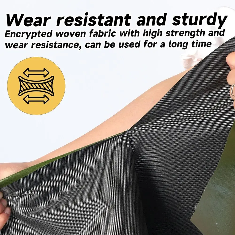 10x12 قدم. قماش قماش عالي التحمل مقاوم للماء مع حلقات وحواف معززة للاستخدام الخارجي #4