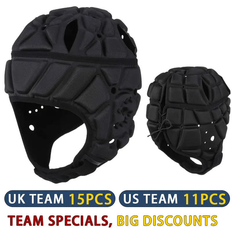 Soft Protective Helmet for Youth Kids Football Helmet Training Cap Rugby Helmet Headguard Headgear Soccer Cap Head Protector