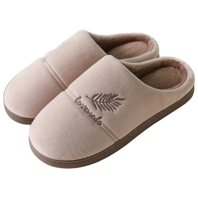 House Slippers for Men Plaid Warm Soft Comfortable Non Slip Living Room Shoes Sturdy Sole Big Size 44-45