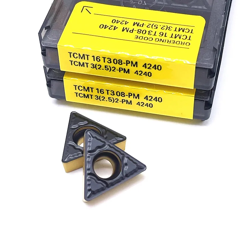 TCMTT090204 PM 4225 CMT16T304 PM4225 TCMT16T308 PM4240 Externe Drehen Hartmetall einfügen Hohe qualität Drehmaschine cutter Werkzeug einfügen