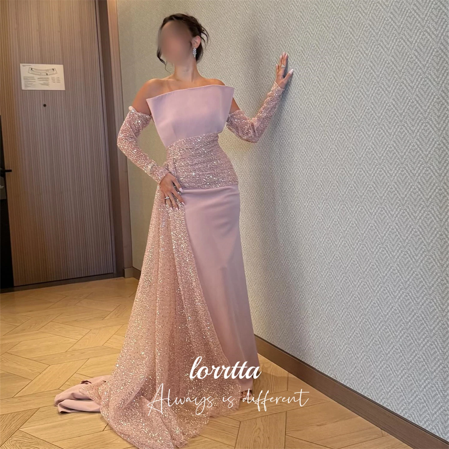 

Lorrtta Customized Party Dress Mermaid Ball Gowns Evening Dress Woman Evening Dresses for Special Occasions Pink Prom Dresses