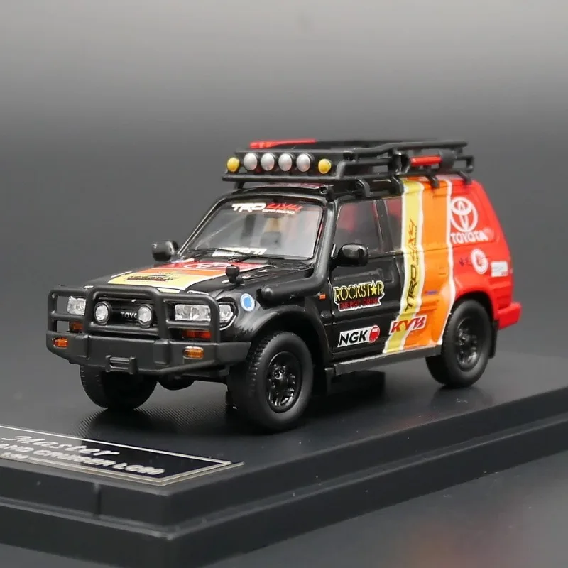 In stock: 1:64 LC80 Land Patrol alloy high-end simulation car model creative decorative item, festival gift