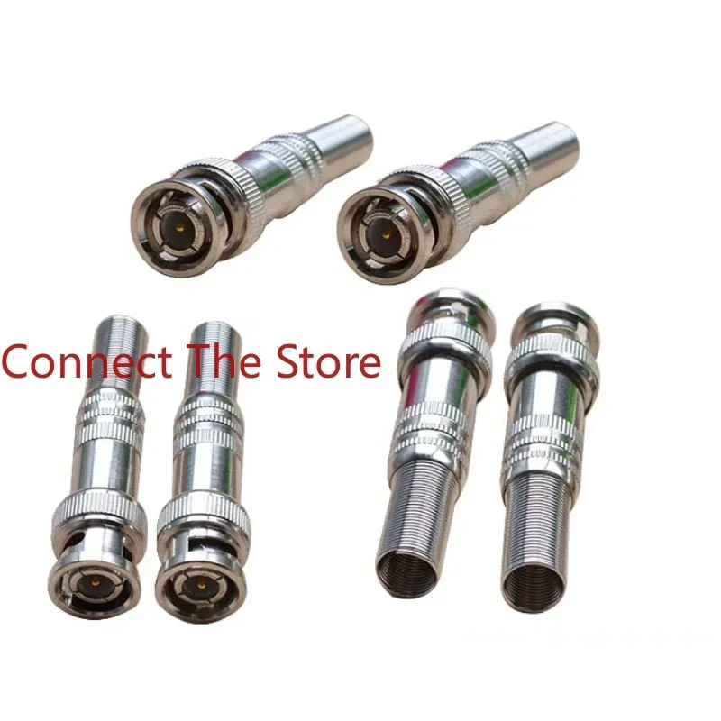 

4PCS Manufacturers Supply BNC Video Assembled Welding-free Male Monitoring With Net Tail -3-5-6U.