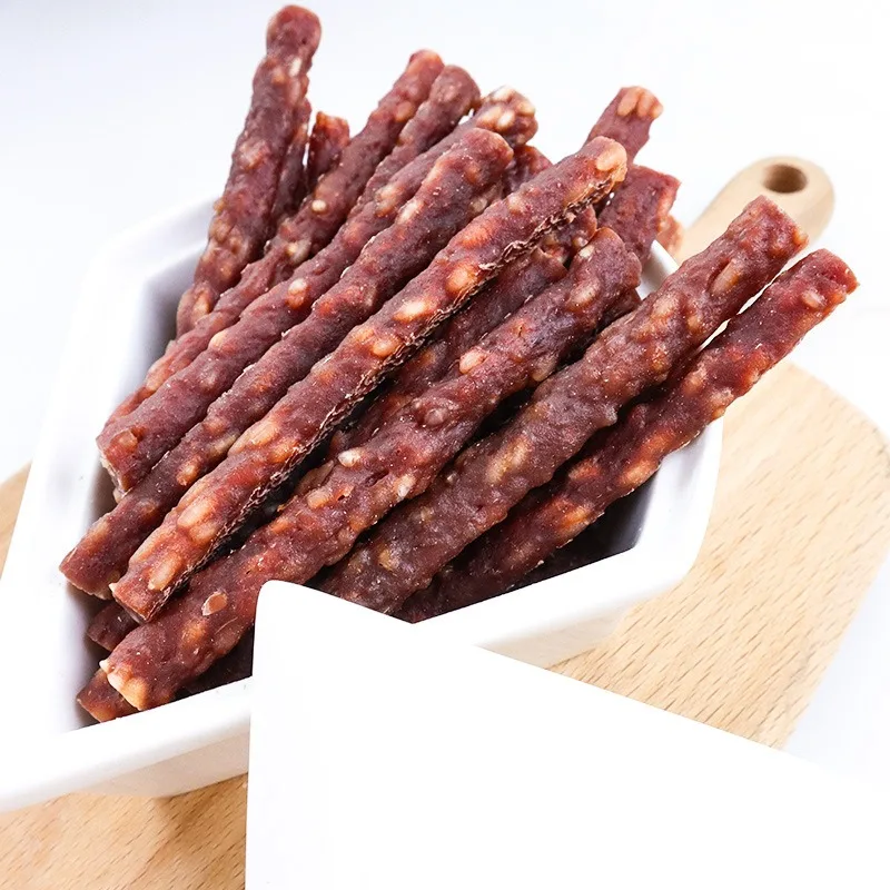 Dog Snack Jerky Puppy Feed Pet Food Dog Dental Chews Dog Treats Duck Meat Dog Feeding Chicken Rice Stick Dog Dry Food