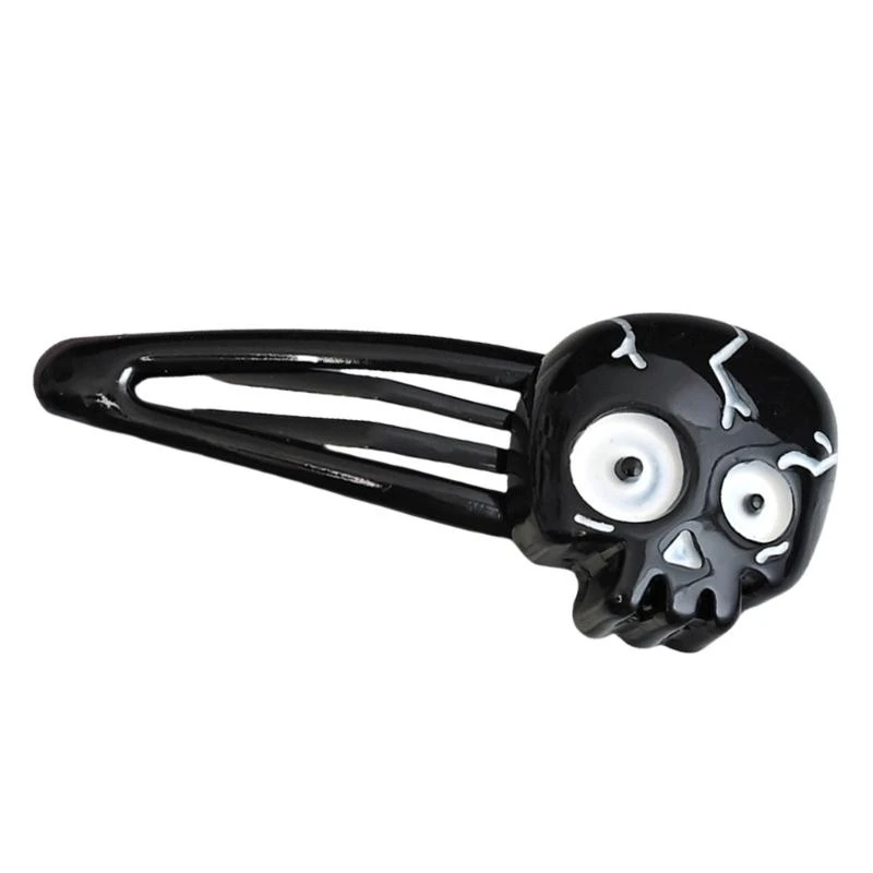 5ASD Skull Skull Hair Clip Resina Cardas