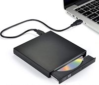External CD DVD Drive DVD-RW Burner Read USB 2.0 Slim Protable External CD-RW Drive / Writer Player For Laptop Notebook PC