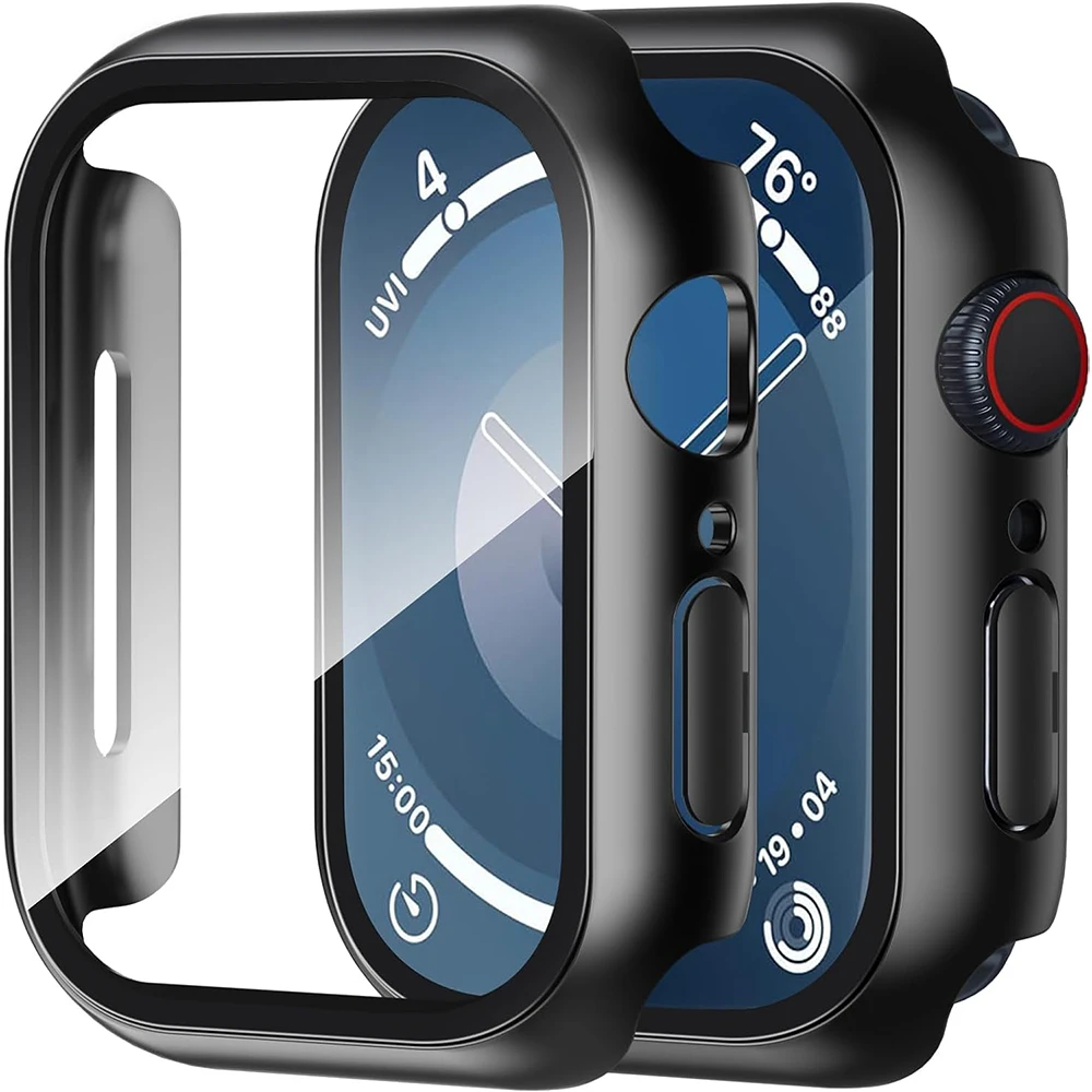 Black Tempered Glas…
