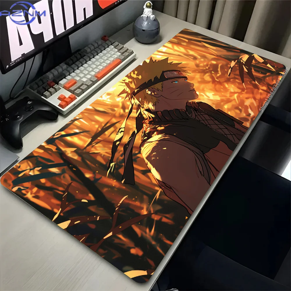 Large Mouse Pad Pc Speed For e-sports Players Laptop Computer Keyboard Desk Mat Mousepad Uchiha Itachi Madara N-Naruto Uzumaki