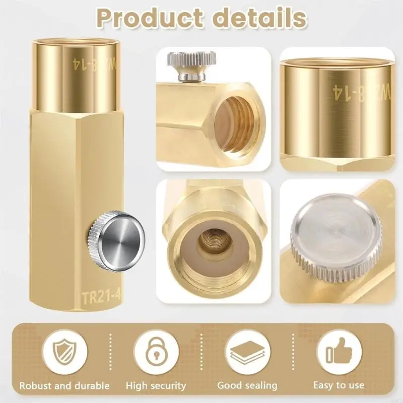 M6CB المشروبات الغازية CO2 الملء محول موصل منظم خزانات المشروبات الغازية اسطوانة حوض السمك البيرة استبدال Tr21-4 إلى W21.8-14