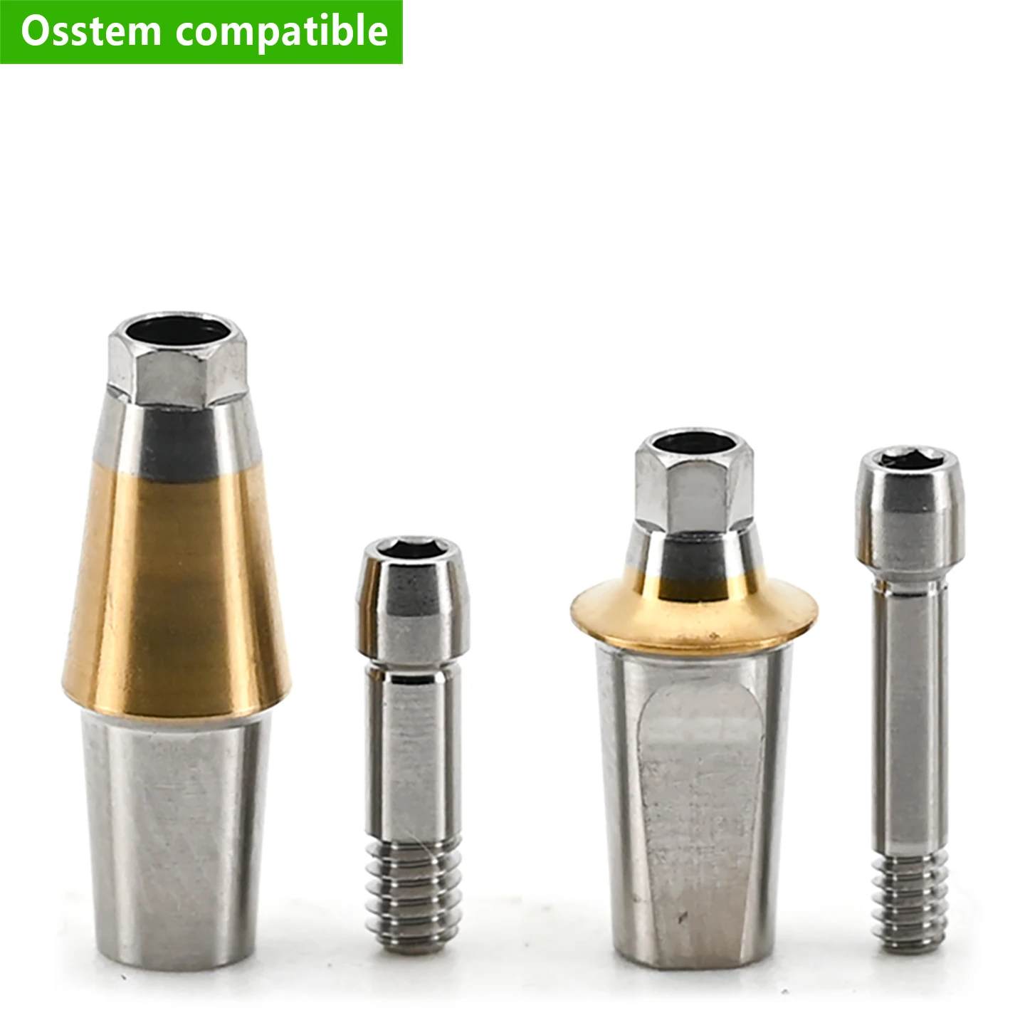 For Osstem Dental Transfer Abutment with Dual Hex Connection OEM ODM Grade 5 Titanium Abutment Prosthesis Factory Direct Sales