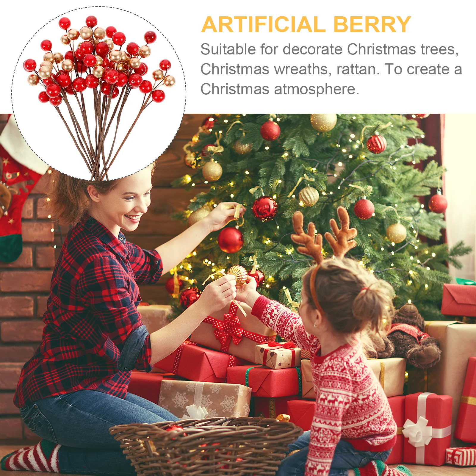 

30 Pcs Bouquet of Cristmas Decoration Christmas Decorations Artificial Plants for Flowers Garland Banquet