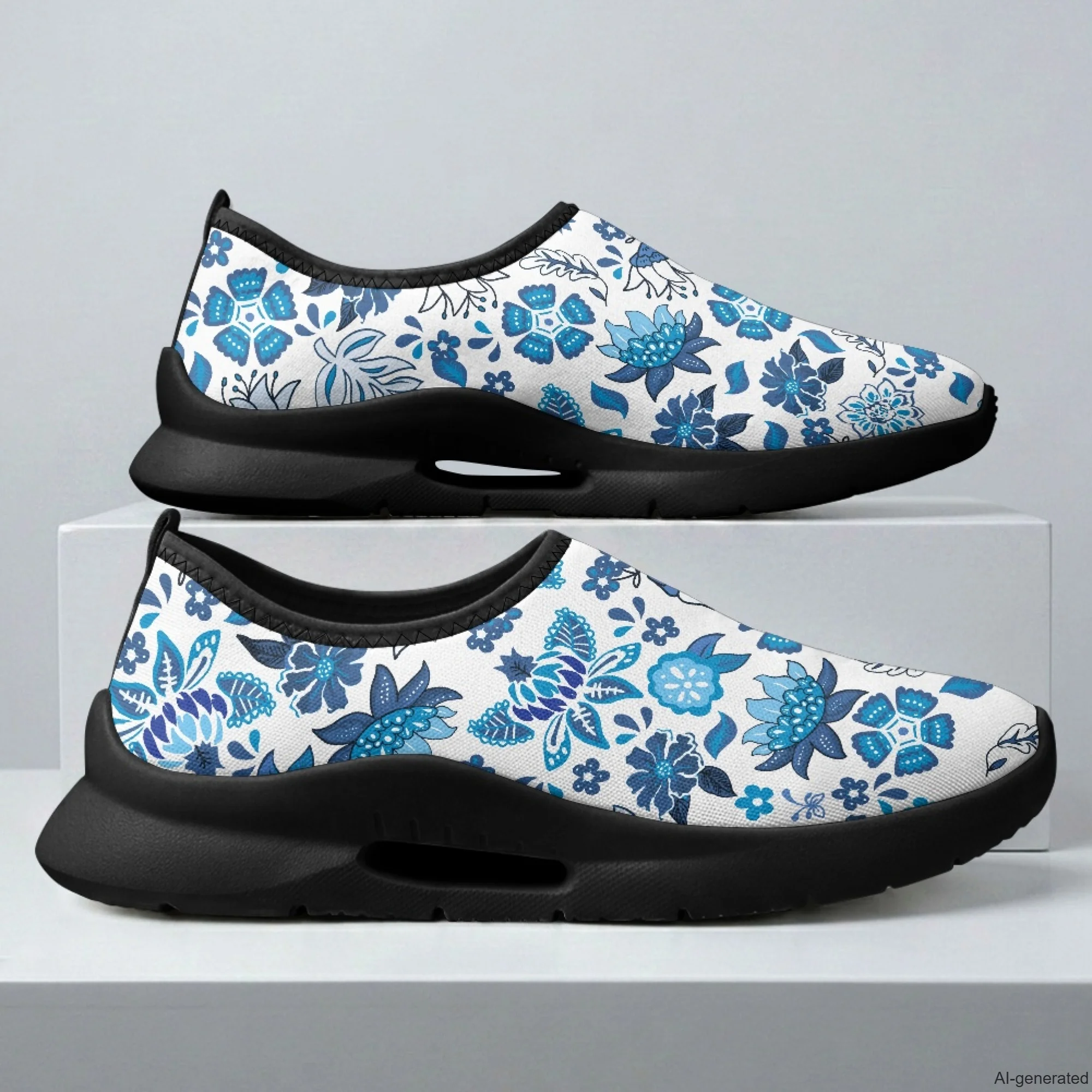 XIXIRIMIDO Mens Casual Shoes Slip On Walking Sneakers Women Gym Workout Shoes Mandala Print Breathable Mesh Shoes 35-48