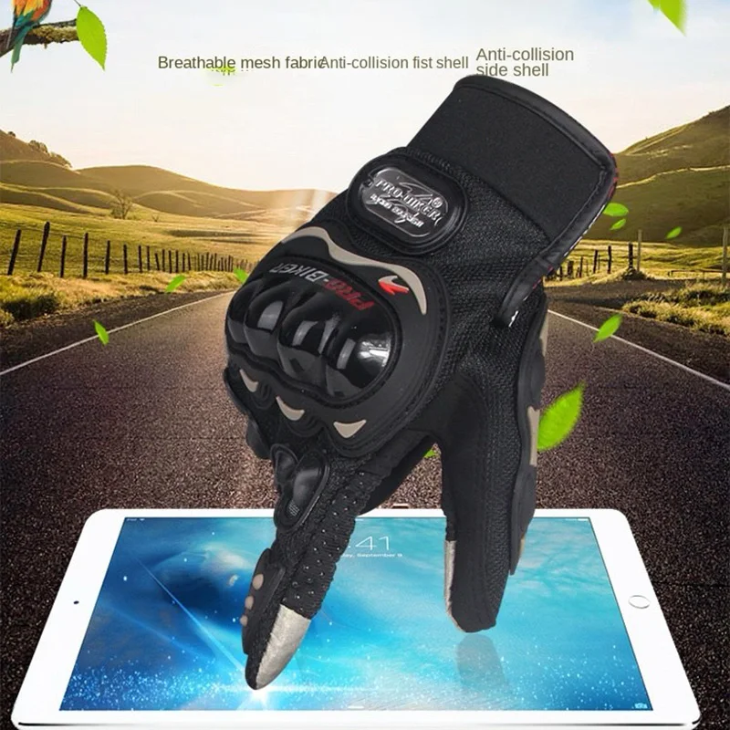 Touchscreen Bicycle Short Sports Motorcycle Glove Power Sports Racing Gloves for KTM Husqvarna Husaberg Harley Davidson Yamaha