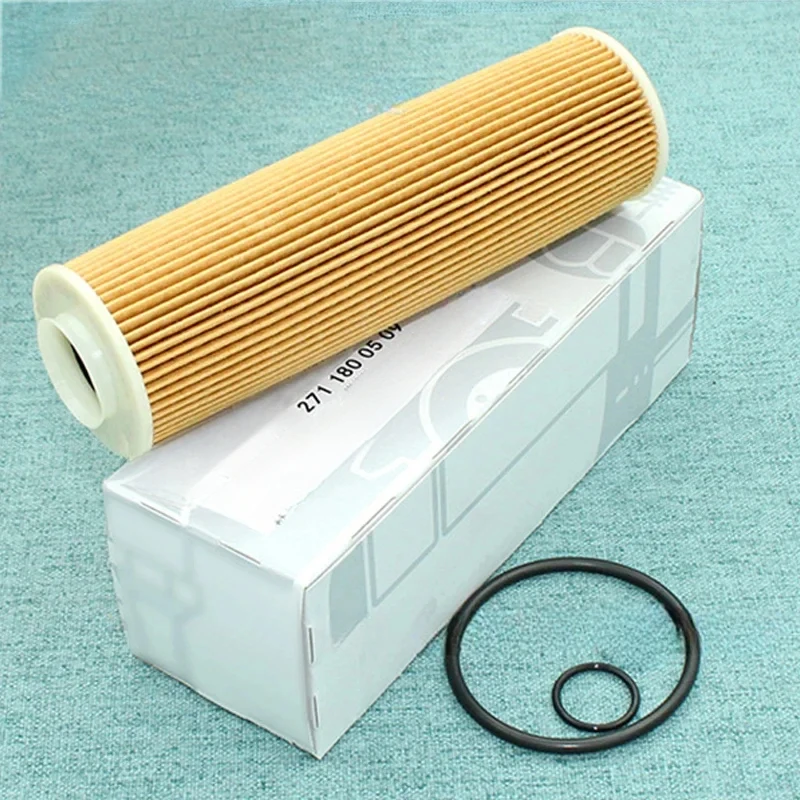 Car Oil Filter Kit A2711800509 For Mercedes Benz W204 W212 C180 CGI K C200 C250 E200 E250 Coupe SLK CLASS M271 Engine Oil Filter