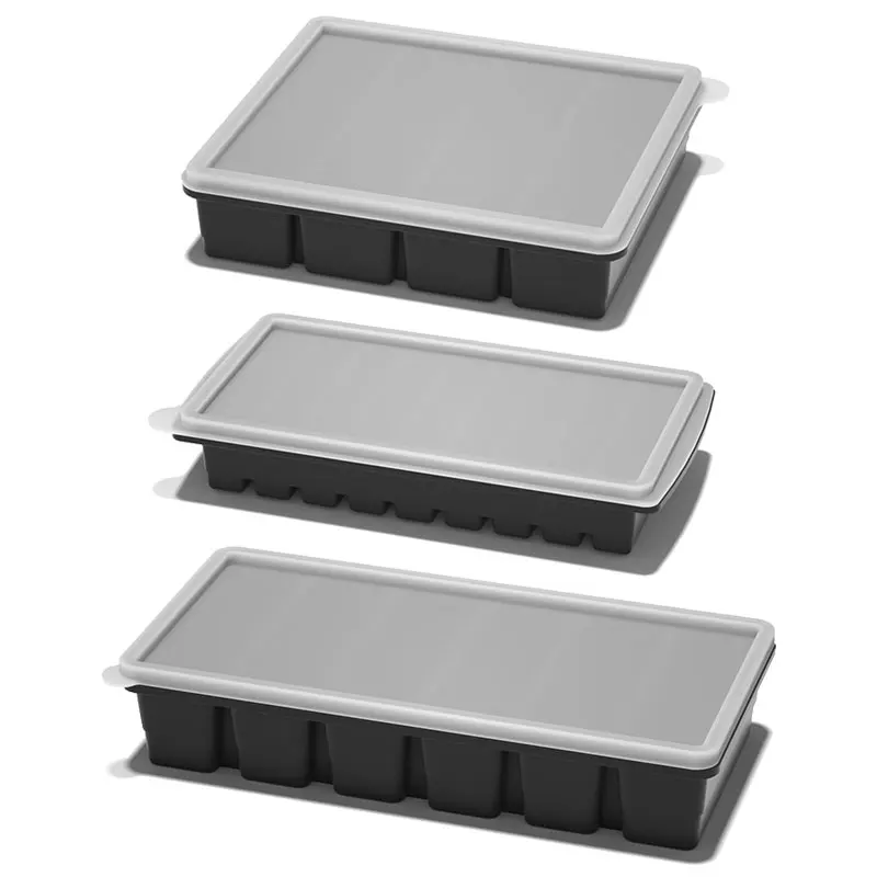 

4/6/9 Grid Silicone Big Ice Tray Molds with Lid Giant Tray Summer DIY Ice Maker Home Bar Ice Ball Molds for Whiskey Cocktail