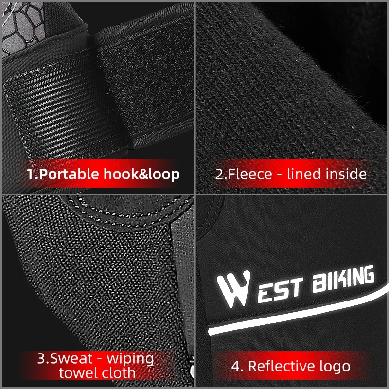 

WEST BIKING Winter Bike Gloves Thicken Warm Touch Screen Men Women Cycling Gloves Sport Running Ski MTB Bike Motorcycle Gloves