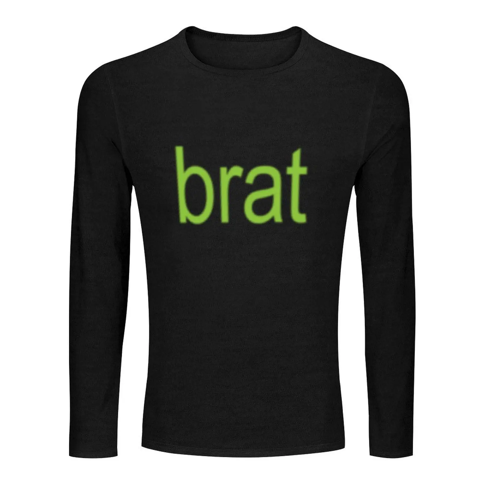 brat - Charli XCX Album cover art - green Long T-Shirt sublime t shirt Blouse Tee shirt men clothing