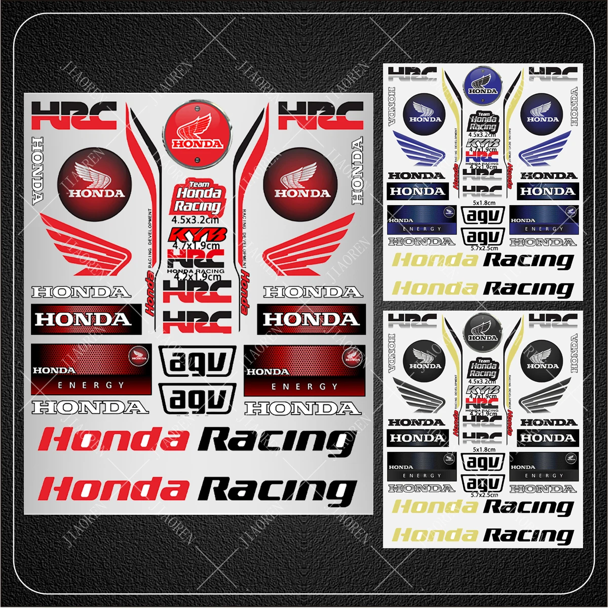 

Reflective Honda Sticker Motorcycle Decal Racing Logo
