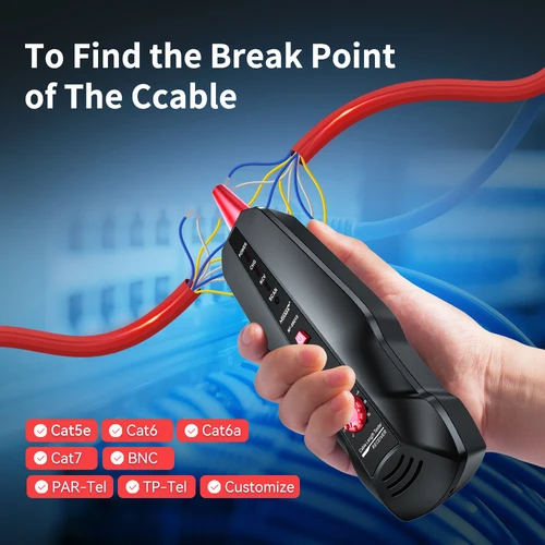 Imagen 2 del producto Noyafa NF-8601W probador de Cable de red RJ45 RJ11 BNC multifunción POE PING Crosstalk Lan prueba de red 8 Uds rastreador de Cable remoto