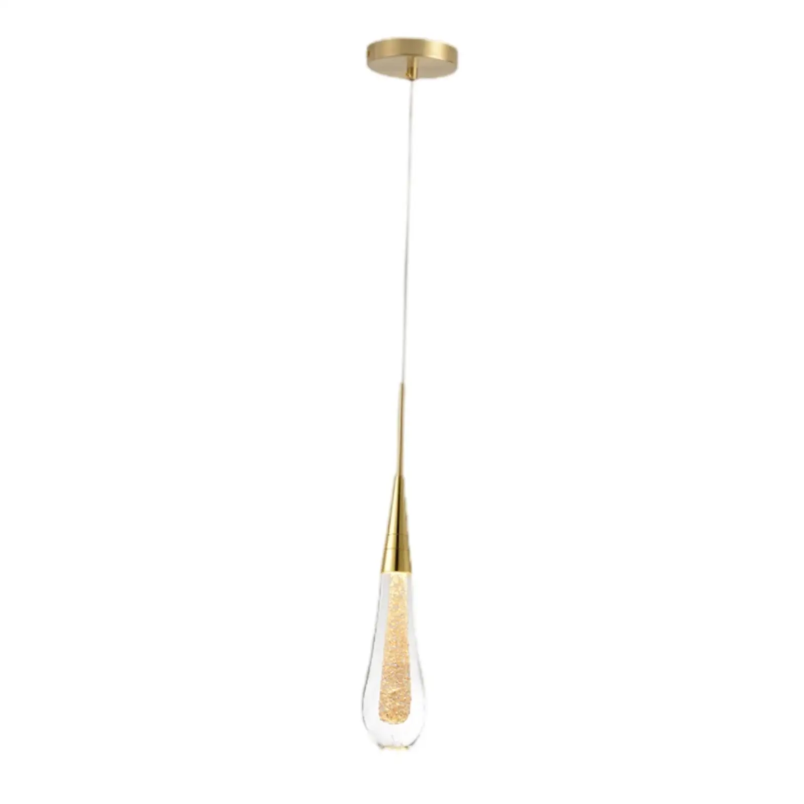 

Bedroom Bedside Decorative Crystal Light Luxury Dining Room Bar Creative Living Room Long Line Chandelier