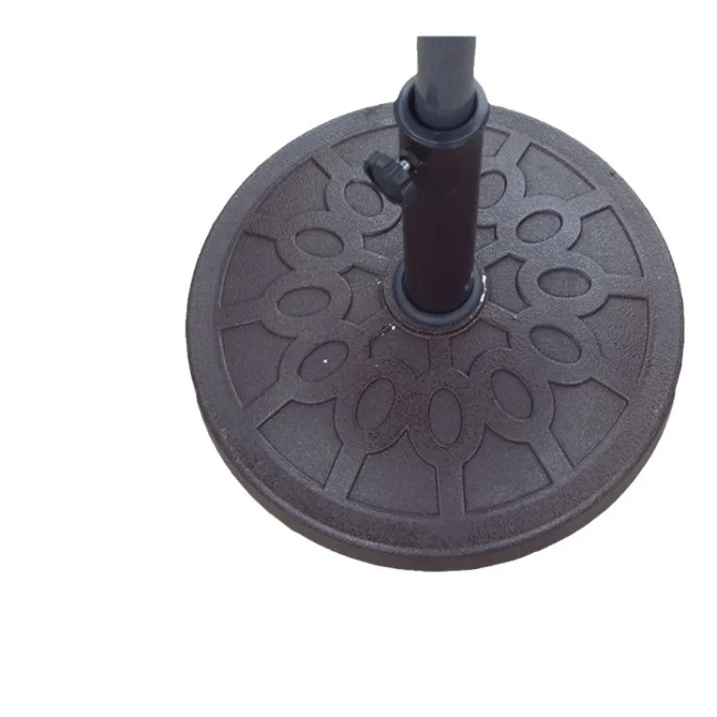 

Roman water tank central column base banana umbrella water tank, triangular marble base, fan resin base