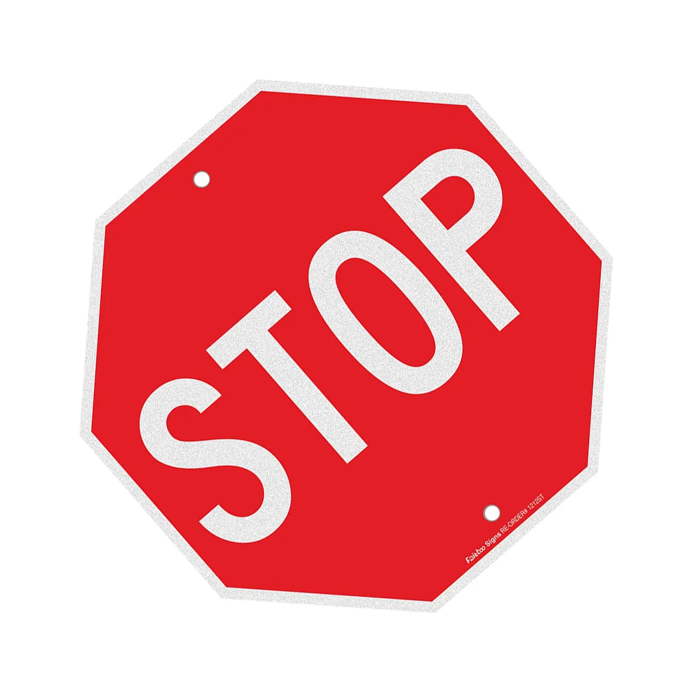 

Street Signs for Bedroom Traffic Light Slow down Stop Red Decor Warning Decorate