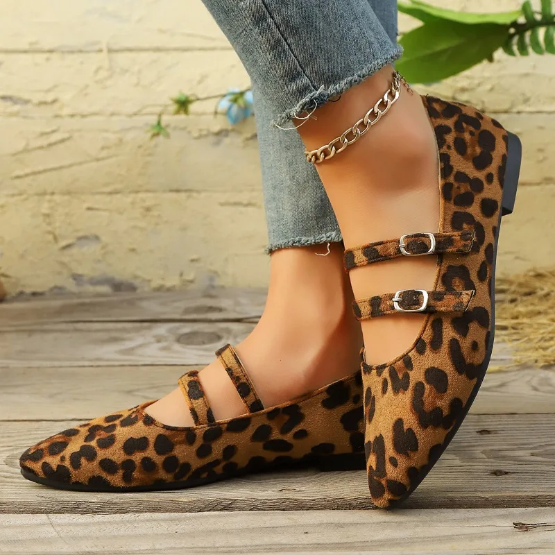 Velvet Mary Jane Shoes Women Casual Streetwear Ballet Flats Pumps Female Solid Color Loafers for Office Ladies Working