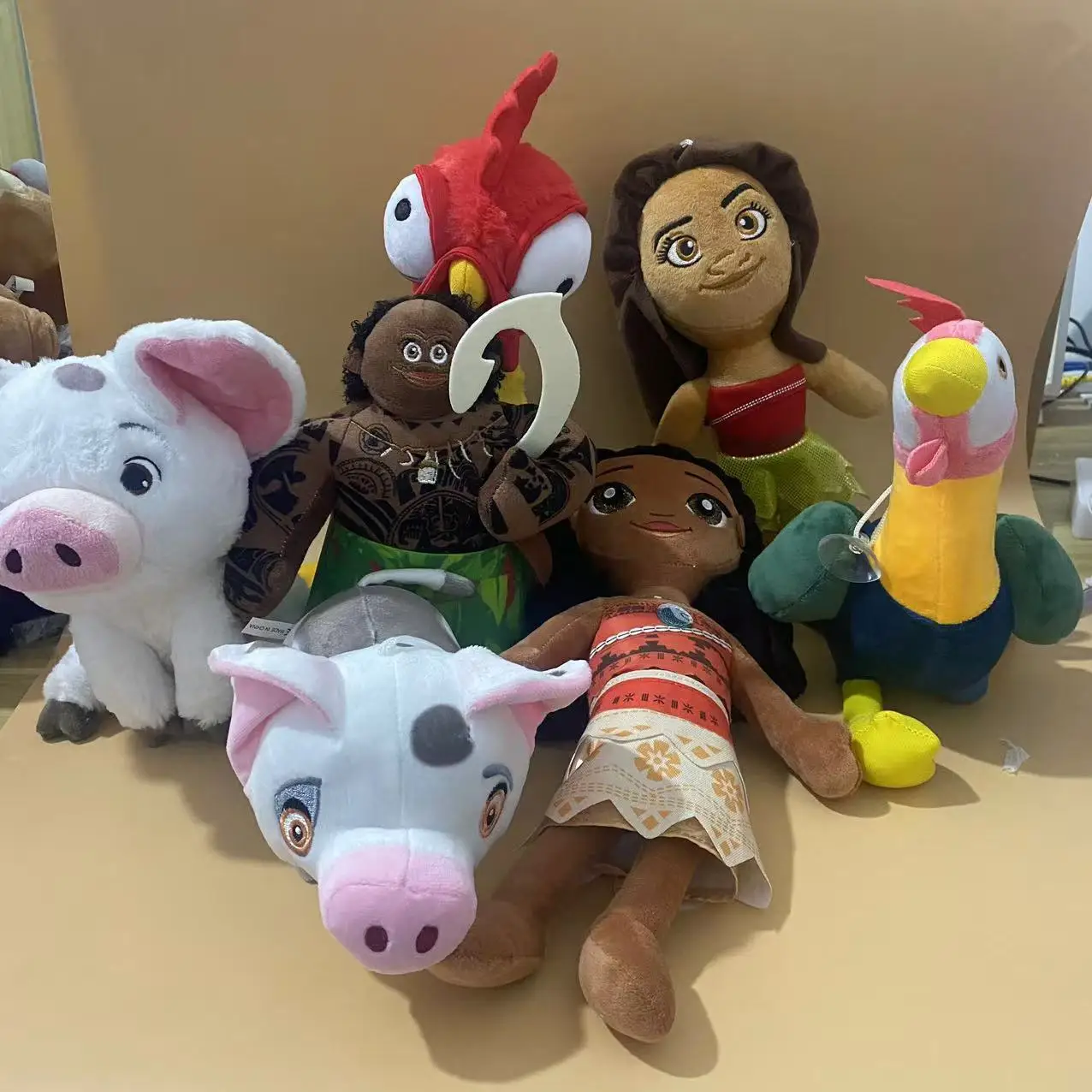 Moana 2 Moana Plush Maui Moana Toy Pet Pig Cute Animal Pua Sitting Piggy Birthday Gift Moana Dolls Toys Children'S Gifts Kids