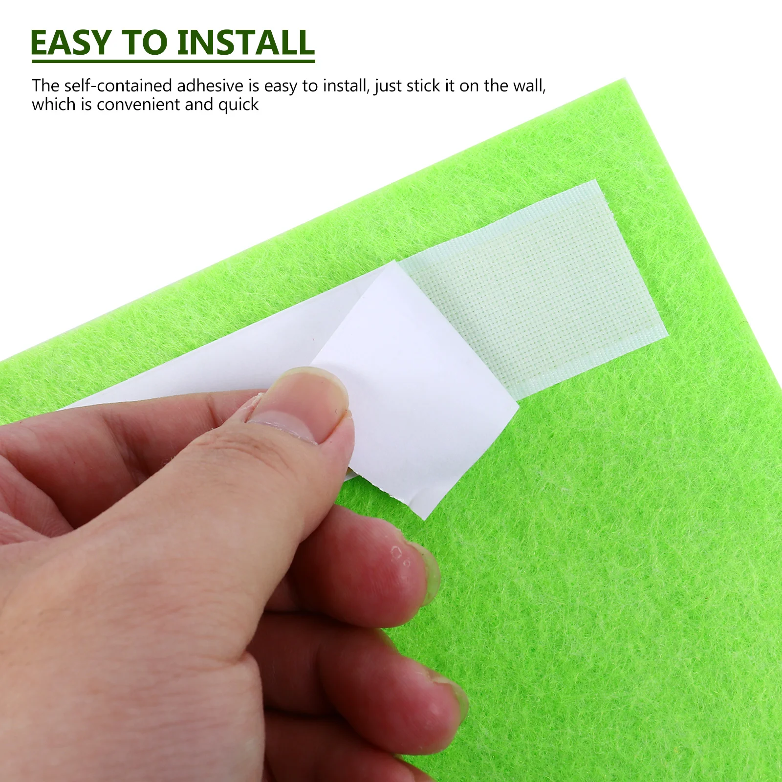 

5Pcs Soundproof Felt Wall Panels Easy Install Acoustic Board for Music Room Ktv Office Decoration Home Felt Panel